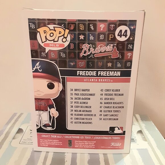 Funko POP! MLB #44 Freddie Freeman (Atlanta Braves) - Picture 6 of 6